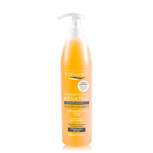 Byphasse Keratin Shampoo 520ml шампоан за суха коса с кератин