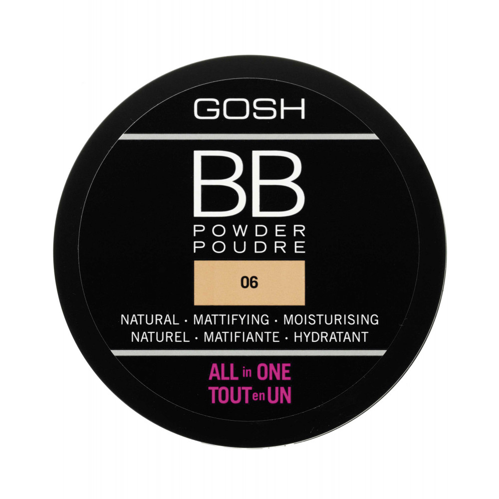 Gosh BB Powder All in One 06 Warm Beige 6.5g BB пудра за лице