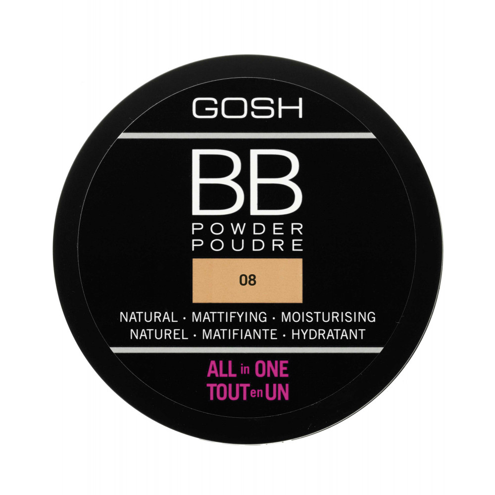 Gosh BB Powder All in One 08 Chestnut 6.5g BB пудра за лице