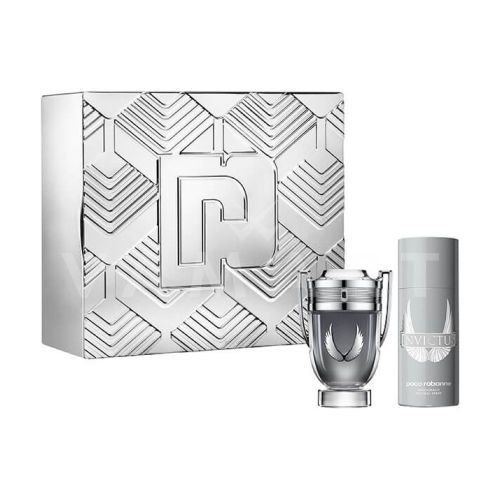 Paco Rabanne Invictus Platinum EDP 100 ml + Deodorant Spray 150 ml комплект за мъже