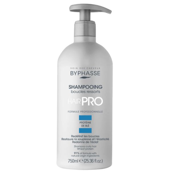 Byphasse Hair Pro Shampoo Boucles Ressorts 750 ml шампоан за къдрава коса
