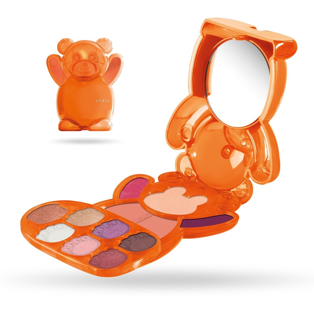Pupa HAPPY BEAR 010280A004 Orange грим палитра за лице очи и устни