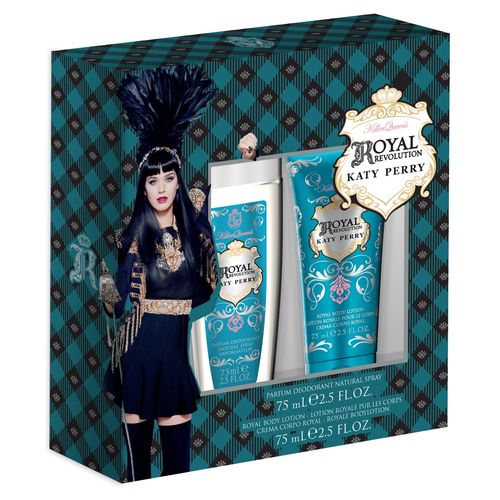 Katy Perry Royal Revolution Deodorant Natural Spray 75 ml + Body Lotion 75 ml комплект за жени