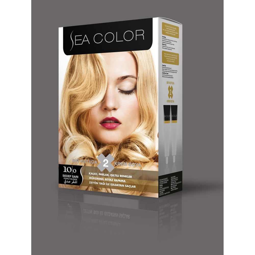 Турска крем боя за коса Sea Color 10.0 Pearly Blonde