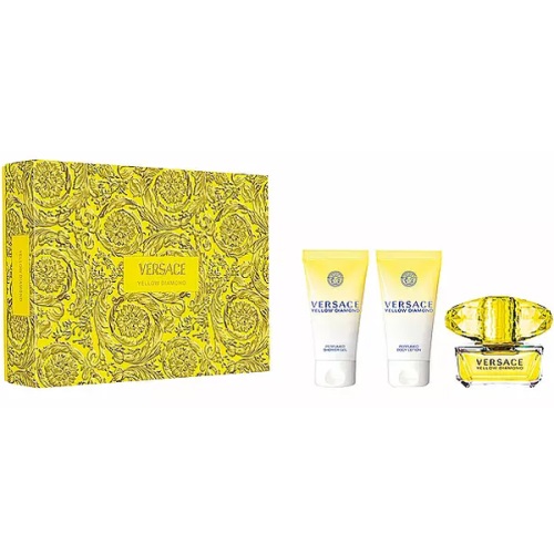 Versace Yellow Diamond EDT 50 ml + Body Lotion 50 ml + Shower Gel 50 ml комплект за жени